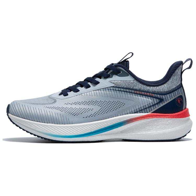 QIAODAN Light Speed 4.0 PLUS Cushioning Breathable Low top Q KUNGFU TURBO Casual Running Shoes Men's Blue