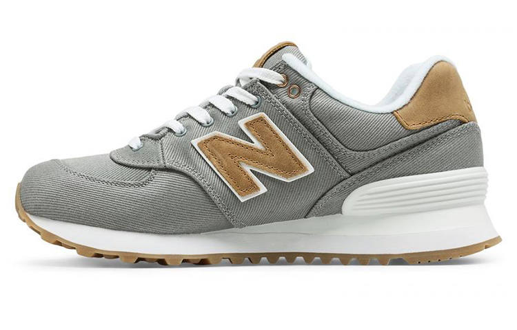 New Balance New Balance 574Series 15 Ounce Canvas Grey Women's