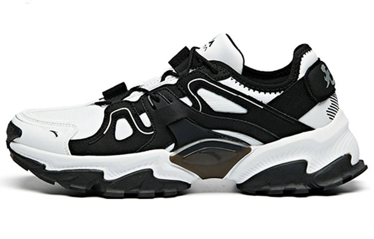 Anta Abrasion Resistant Breathable Abrasion Resistant Breathable Low top Outdoor Shoes Men's Black