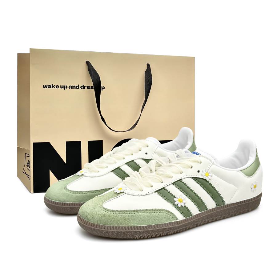 Adidas Originals SAMBA OG Spring Summer, Dopamine Dressing Sweet Girl Abrasion Resistant Lightweight Low top