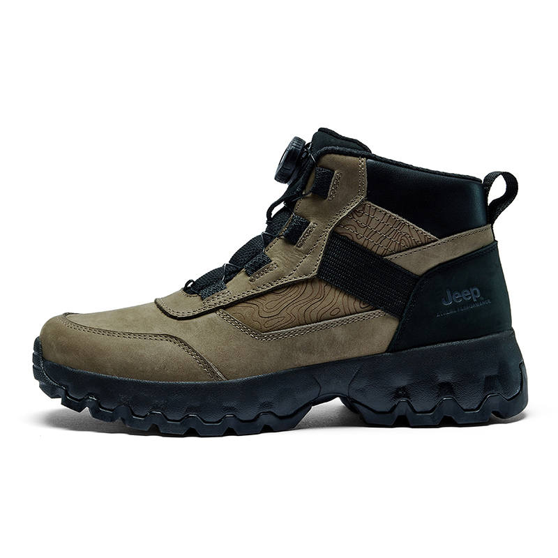 Jeep Leather Breathable Thermal Waterproof Abrasion Resistant Cushioning