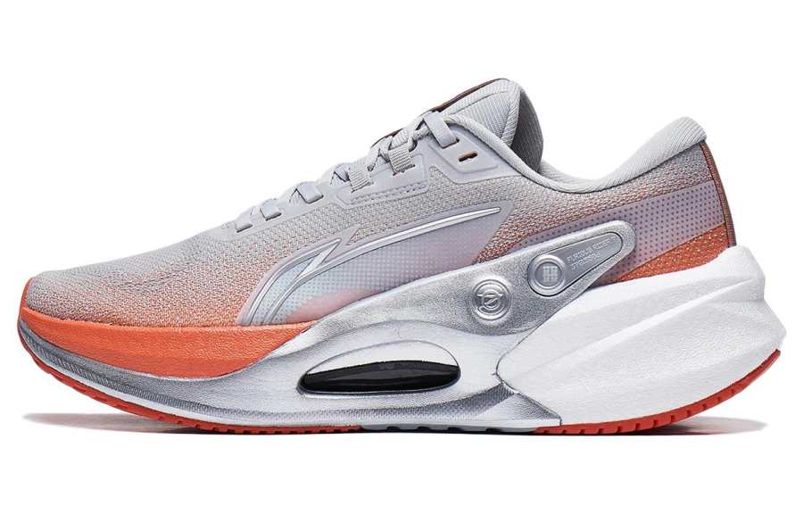 Li-Ning Li Ning Furious Rider 7.0 V2 Running Shoes Men's Low Top Gray/Orange