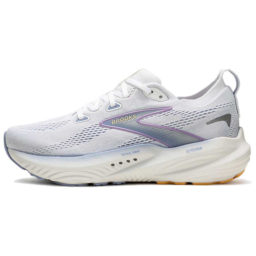 Brooks Glycerin 22 Comfortable Low top Running Shoes Women's Purple White