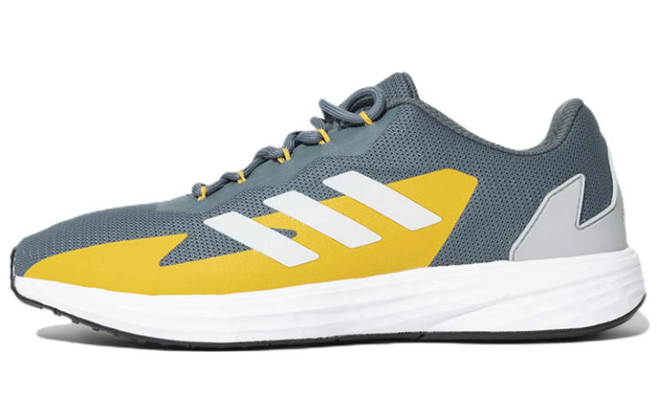 Adidas Adidas ADIDASH Abrasion Resistant Breathable Low top Running Shoes Men's Blue Yellow