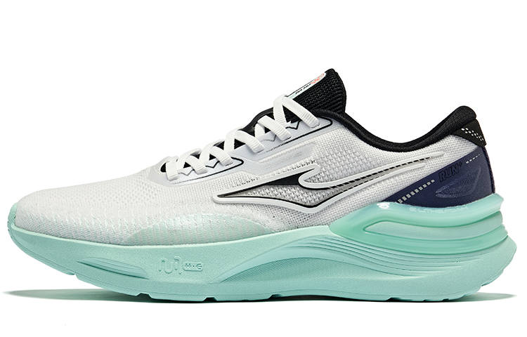 Erke Tianma 2.0 Summer Cushioning Breathable Low top Running Shoes Men's White Black Purple