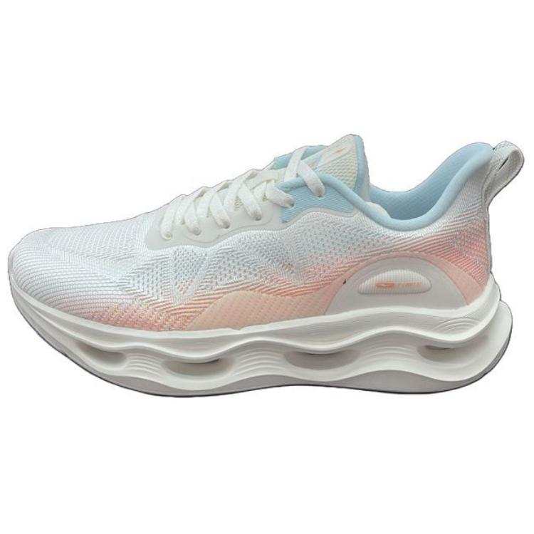 Erke Breathable And Lightweight Low top Casual Running Shoes Women's White Blue