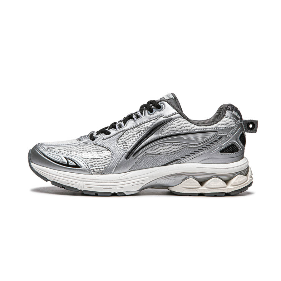 Li-Ning Li Ning Fuyao 2.0 Low top Li Ning Cloud Technology Casual City Commuting Running Shoes Women's Silver Gray