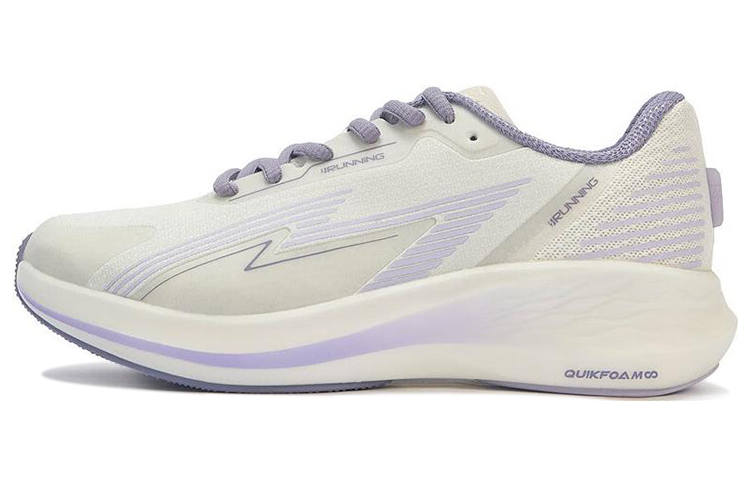 361° Flying Wing 2.0pro Breathable Low top Running Shoes Women's White Purple