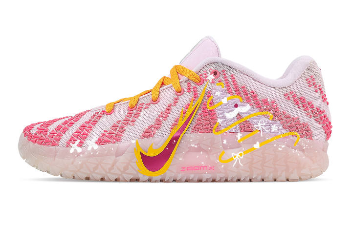 Nike Nike Ja Morant 3 Christmas Night Rebound Grip Low top Basketball Shoes Men's Pink