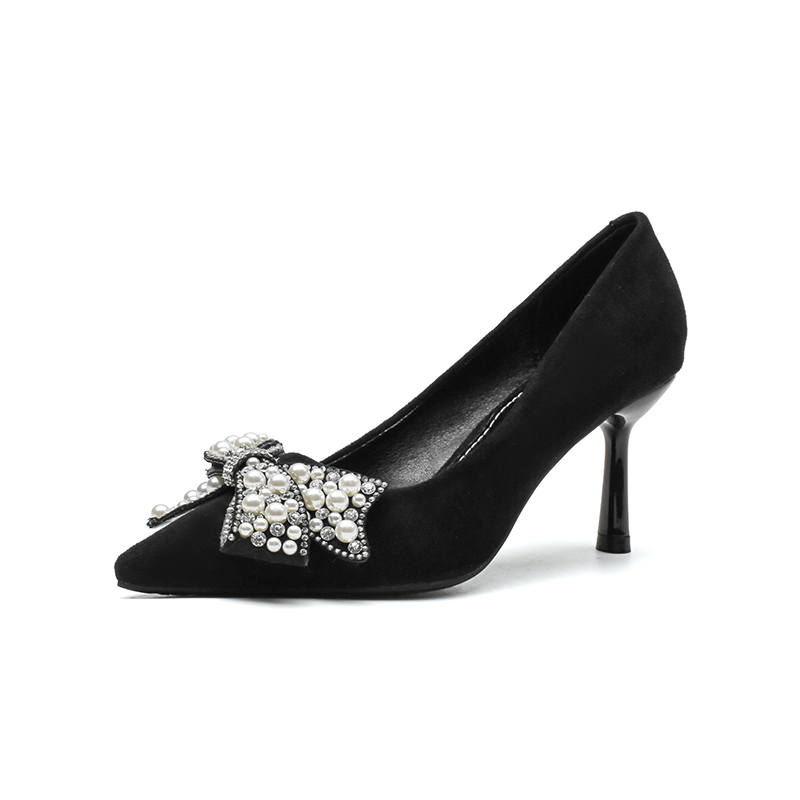 WALIBU Slim Heel High Heels Women's Black