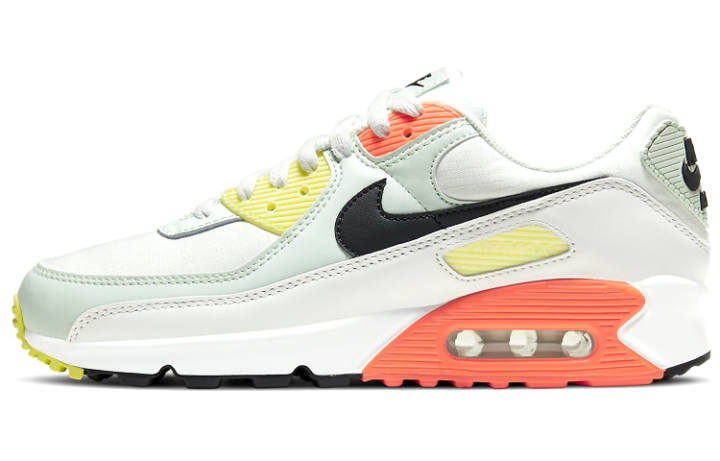 Nike Nike Air Max 90 White Barely Green Bright Mango Women's