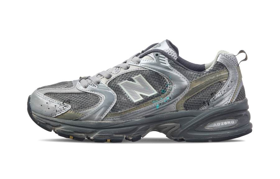 New Balance New Balance NB 530 Slip Resistant, Abrasion Resistant, Lightweight Low top Casual Running Shoes Unisex Gray Silver