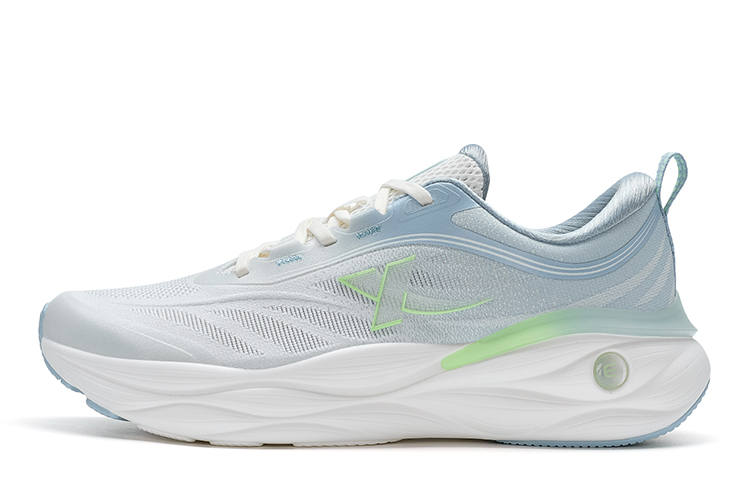XTEP Cloud Wing 2.0 Running Shoes Men's Low Top Sail White/Dusty Blue