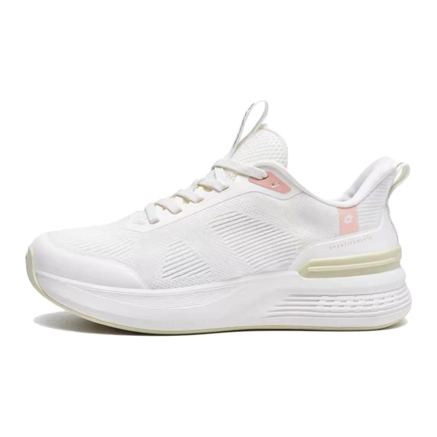 LOTTO Slip Resistant Abrasion Resistant Low top Running Shoes Women's Ivory White