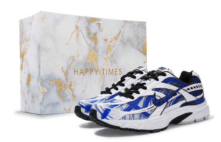 Nike Nike Initiator Abrasion Resistant Low top City Commuting Running Shoes Men's White Blue