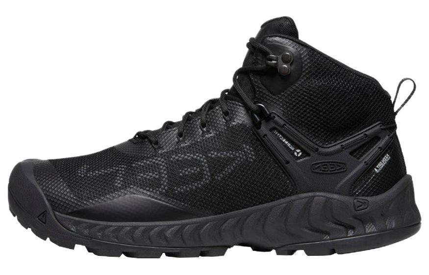 Keen NXIS EVO Cushioning Abrasion Resistant Cushioning, Wear Resistant Mid top Outdoor Shoes Men's Black