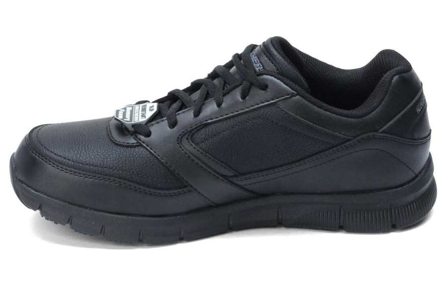 Skechers Comfortable Abrasion Resistant Low top Running Shoes Men's Black
