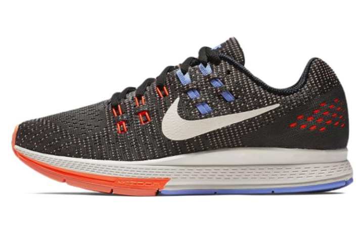 Nike Nike Zoom Structure 19 Cushioning Slip Resistant Abrasion Resistant Low top Running Shoes Women's Brown Yellow