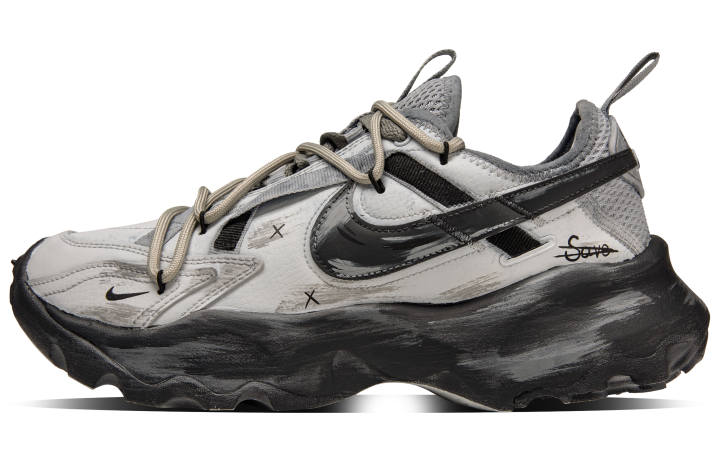 Nike Nike TC 7900 Lava Smoke Gray Abrasion Resistant Abrasion Resistant Low top Chunky Sneakers Women's Gradient Gray