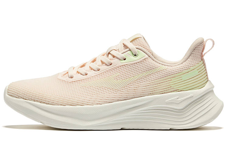 Erke Rapid Comfortable And Breathable Cushioning, Wear Resistant Low top Running Shoes Women's Seashell Pink