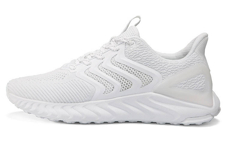 PEAK PEAK Comfortable Rebound Cushioning Support Low top Running Shoes Men's White