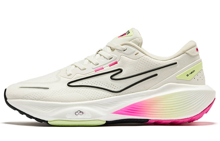 Erke Qidan 5.0 Running Shoes Men's Low Top Microcrystal White