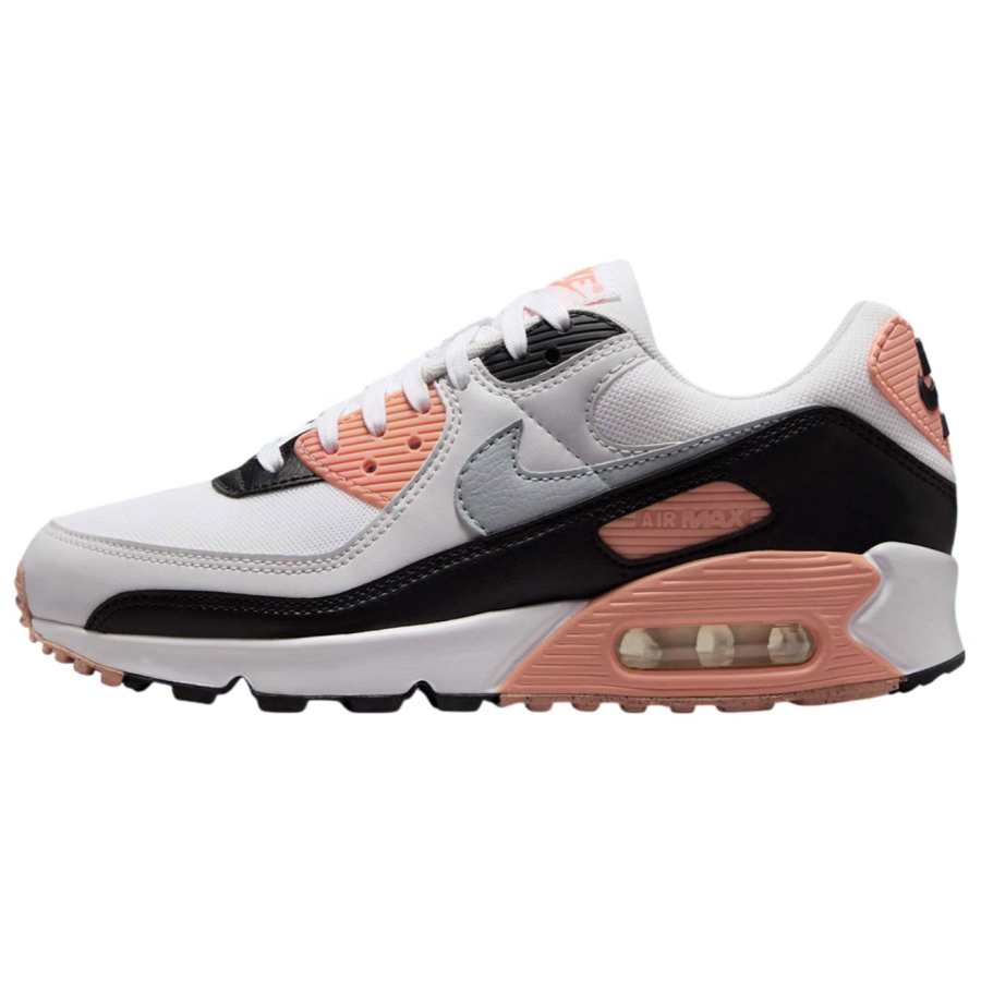 Nike Nike Air Max 90 Low top Running Shoes Women's White Black Orange