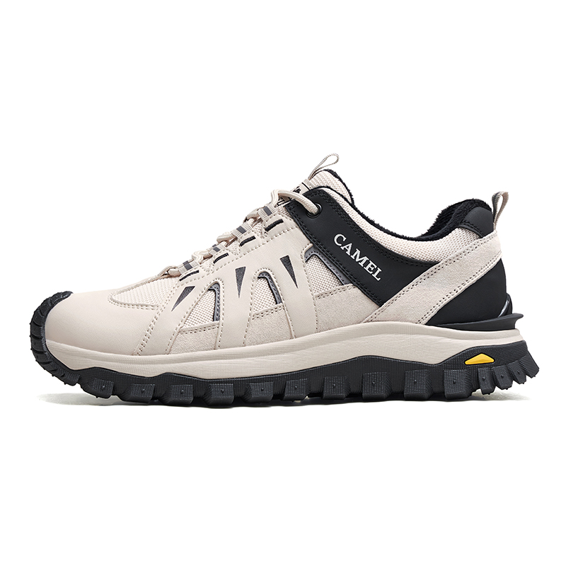 CAMEL Outdoor Shoes Men's Low Top Chalk/Black/Green