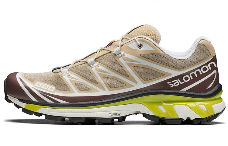 SALOMON XT 6 S/LAB SOFTGROUND LT ADV Slip Resistant Cushioning Abrasion Resistant Low top Outdoor Shoes Unisex Brown