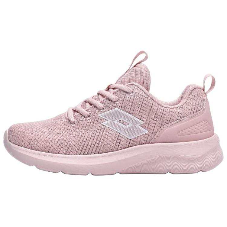 LOTTO Fabric Cushioning Slip Resistant Cushioning Slip Resistant Low top Running Shoes Women's Pink