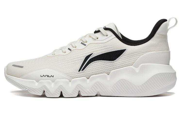 Li-Ning Li Ning Spirituality Slip Resistant Breathable Cushioning Low top Running Shoes Men's White Black