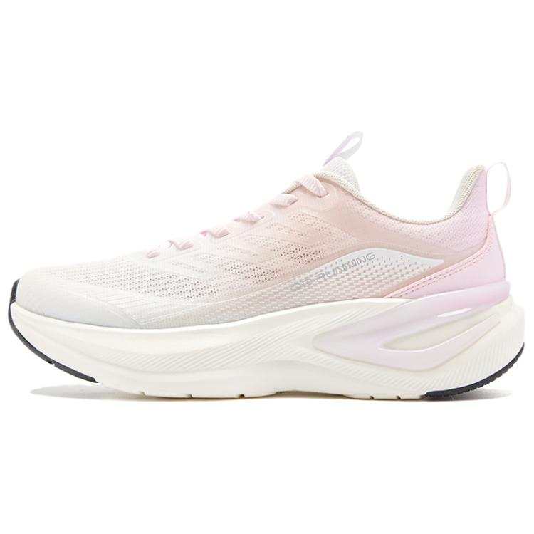 QIAODAN Breathable And Lightweight Low top Casual Running Shoes Women's White Pink