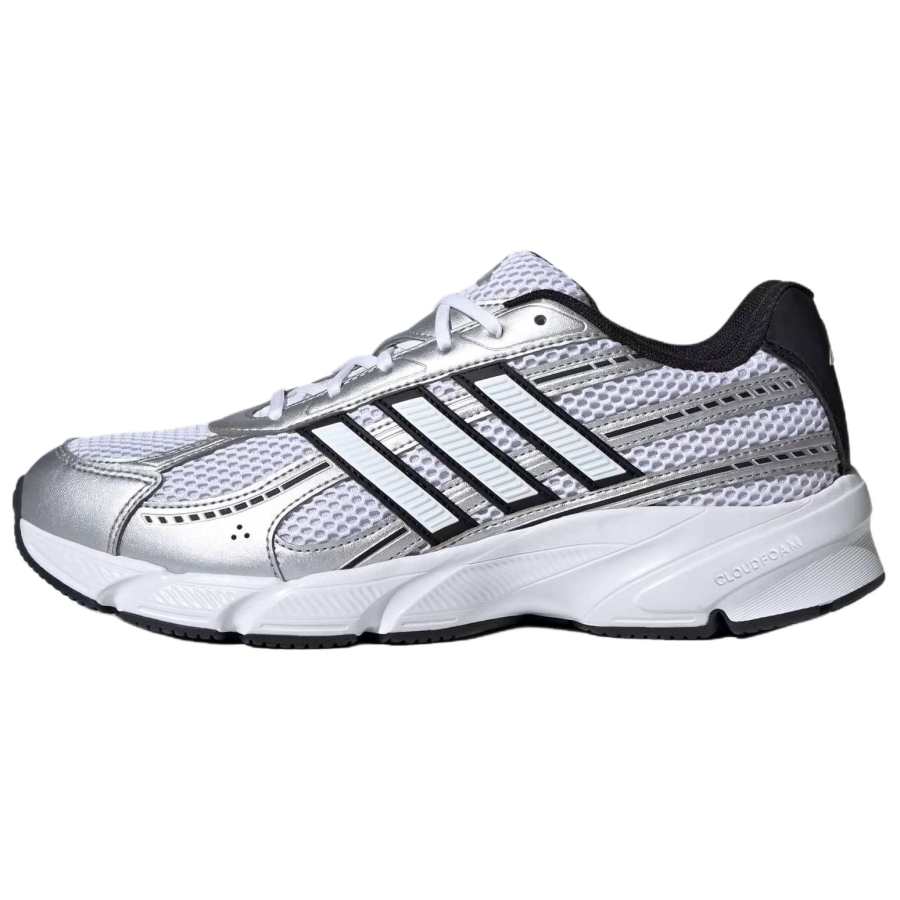 Adidas Adidas TECHNOCHAOS 2000 Breathable Casual Running Shoes Men's White Silver
