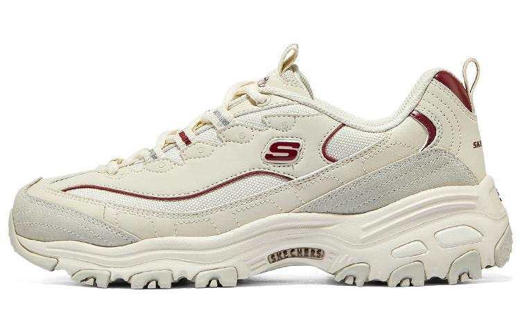 Skechers Dlites 1.0 'Beige Burgundy' Women's