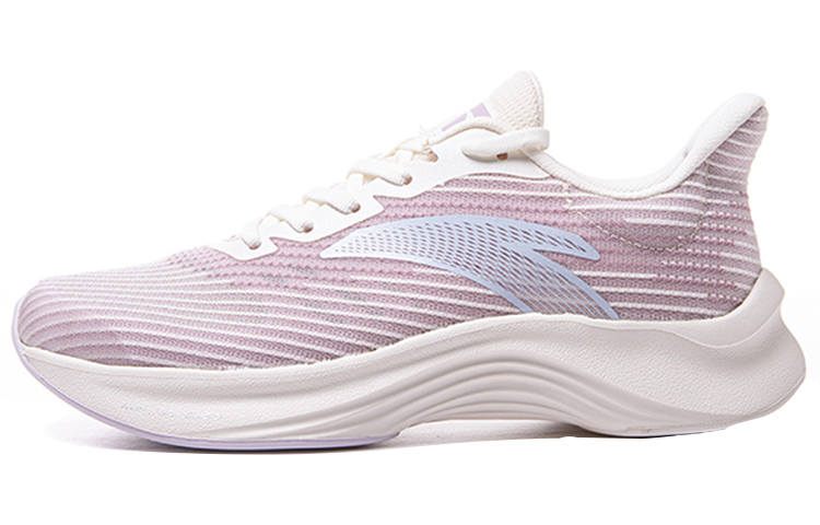 Anta Edge Slip Resistant Abrasion Resistant Low top Running Shoes Women's Metallic Pink