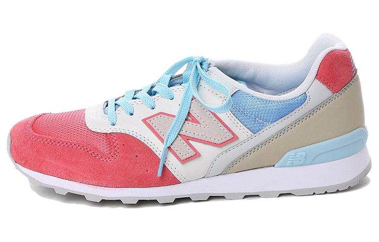 New Balance New Balance NB 996 Comfortable Cushioning Abrasion Resistant Low top Running Shoes Women's Pink White