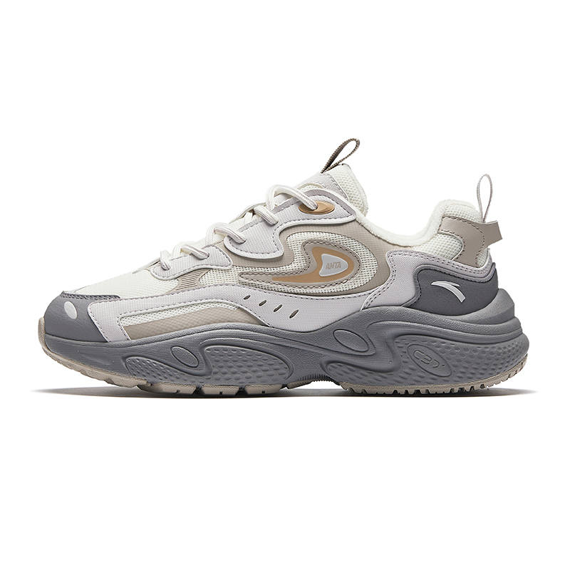 Anta Starlight 1 Textile, Synthetic Leather, TPU Fleece Lined, Trendy Casual Lightweight Height Increasing Low top