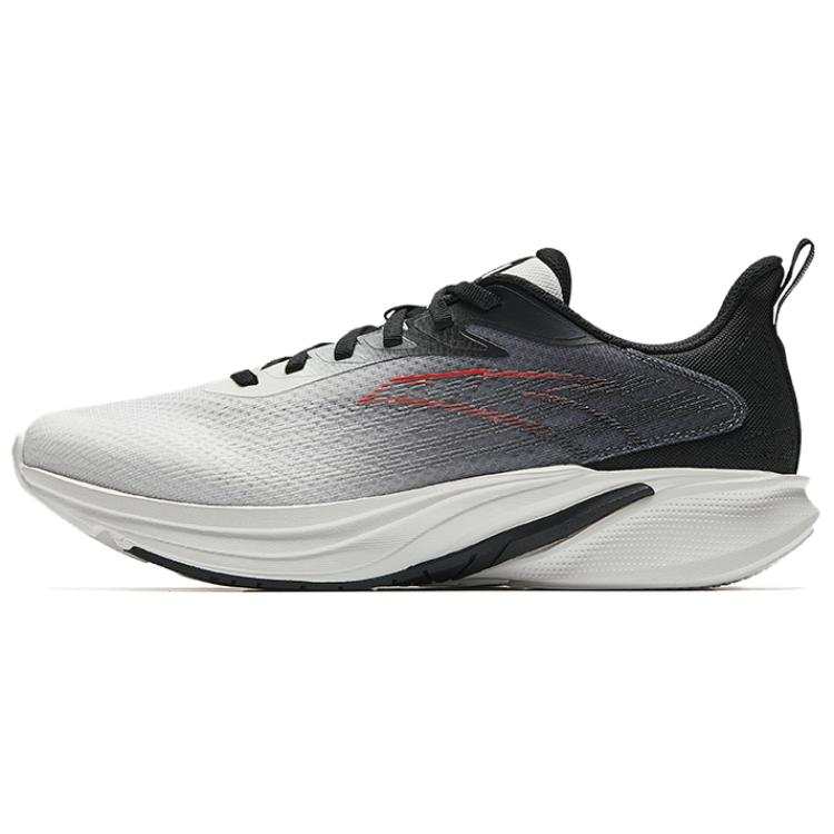 Anta Cloud Trail Cushioning, Wear Resistant Low top Casual Running Shoes Men's Black White Gray