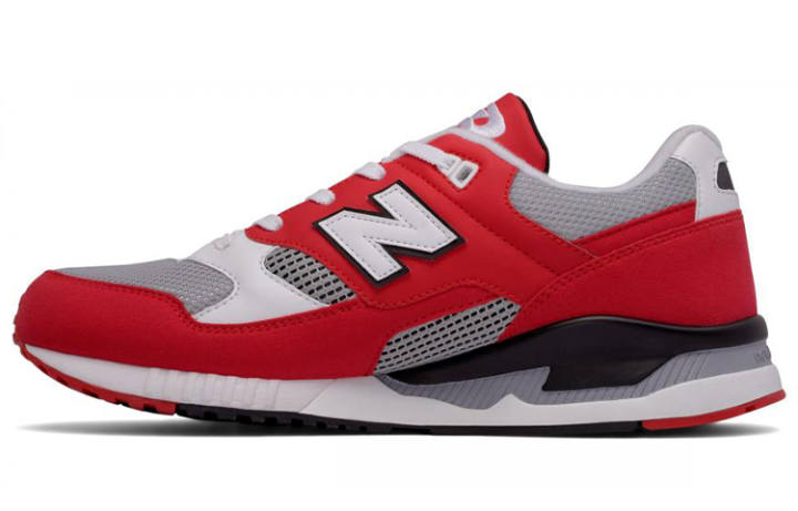 New Balance New Balance NB 530 Comfortable Mesh, Textile Low top Running Shoes Men's Red Gray White Patchwork