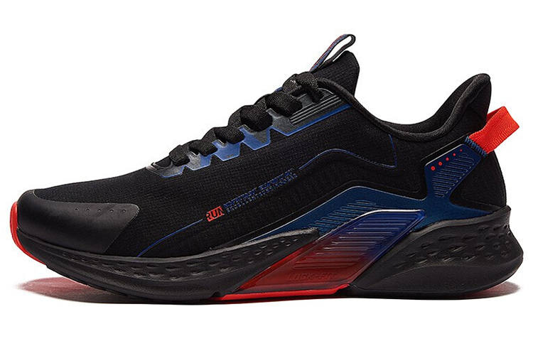 361° Rain Screen Slip Resistant, Waterproof, Lightweight Low top Running Shoes Men's Black Red