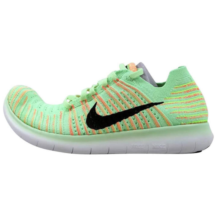 Nike Nike Free Rn Flyknit Vapor Green/Black Bright Mango Women's