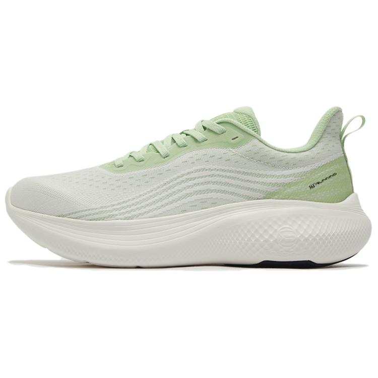 361° Cushioning, Wear Resistant Low top Casual Running Shoes Men's White Green