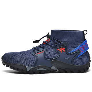 LINGHANGLUOTUO Slip Resistant And Breathable Coverage High top Outdoor Shoes Men's