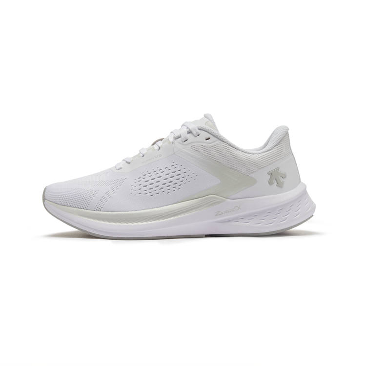 DESCENTE RUNNING Slip Resistant Low top Running Shoes Unisex White