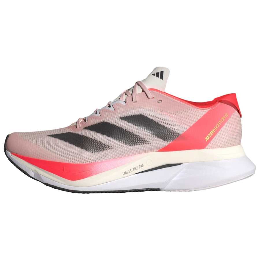Adidas Adidas Adizero Boston 12 Low top Casual Training Long Distance Running Shoes Women's Red Pink Black