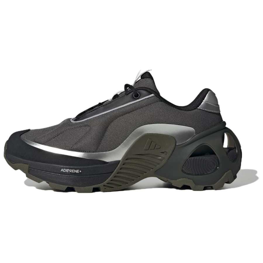 Adidas Adidas Edge Runner Slip Resistant Abrasion Resistant Low top Running Shoes Unisex Gray Black