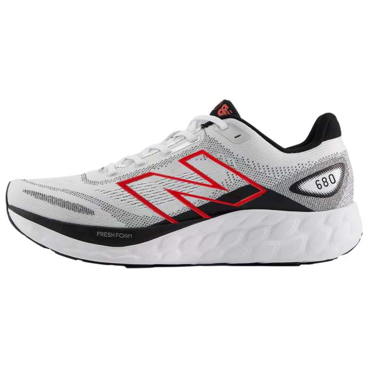 New Balance New Balance Fresh Foam 680v8 Breathable Support Breathable Support Casual Running Shoes Unisex White Black