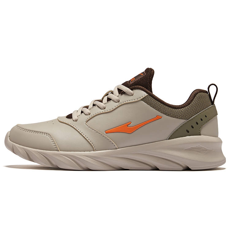 Erke Cushioning, Wear Resistant Low top Casual Training City Commuting Running Shoes Men's Brown