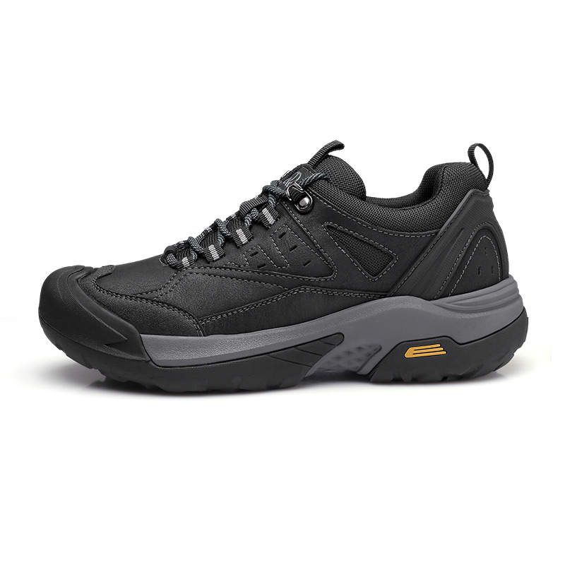 QIANGREN 3515 Outdoor Shoes Men's Black Khaki