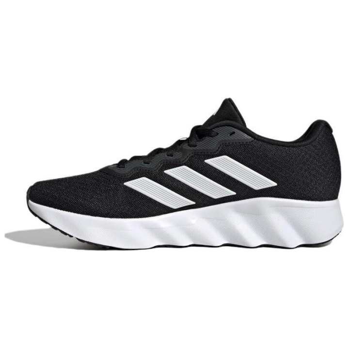 Adidas Adidas Switch Move Cushioning Slip Resistant Abrasion Resistant Low top Casual Running Shoes Unisex Black White